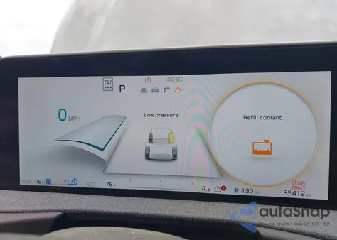 2022 Kia Ev6 Wind z USA, uszkodzony, nr VIN KNDC3DLC5N5034625